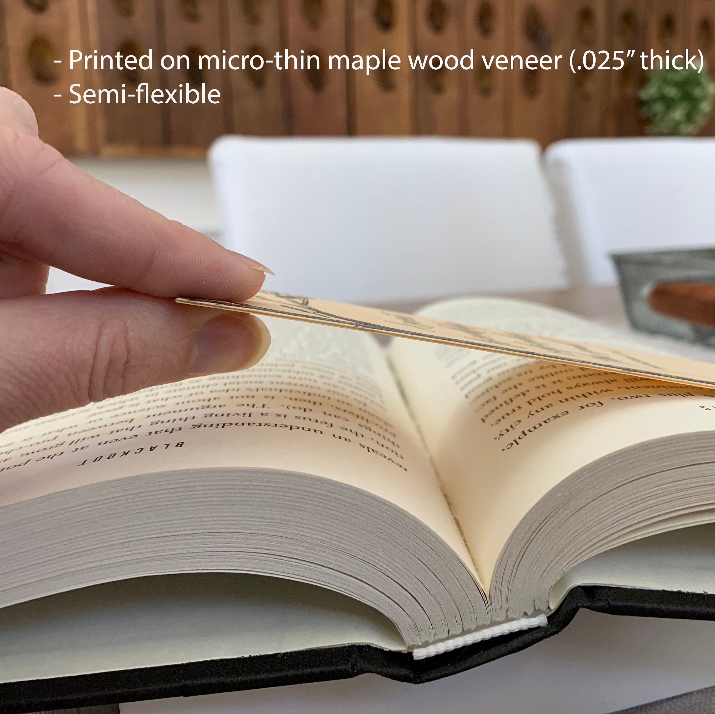A Unique Baptism Gift - Natural Wood Bookmark – Olive Press Co